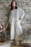 Conrad Grunge Loose Cotton Knit Panna Cotta